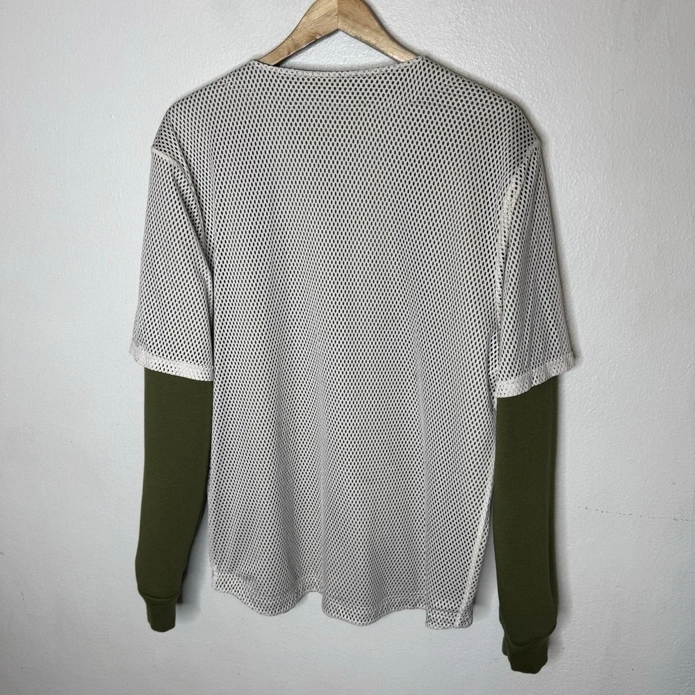 Adidas‎ Reversible Baseball Track Jacket Green White Mesh Athleisure Mens Large
